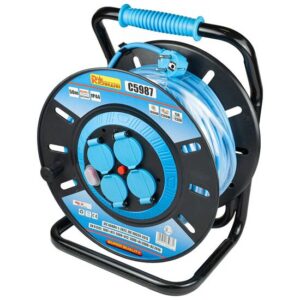 Prelungitor pe tambur industrial IP44, 3×1.5 mm², 50 m, Richmann