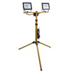 Proiector de lucru LED cu trepied 2x20W, 86x86x185 cm, Strend Pro