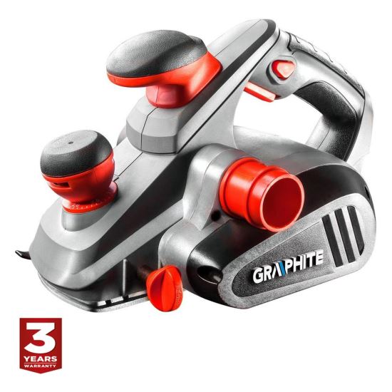 Rindea electrică compactă pentru lemn, 850 W, lățime 82 mm, Graphite