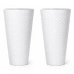 Set 2 ghivece rotunde și înalte, 30 x 55 cm, Prosperplast