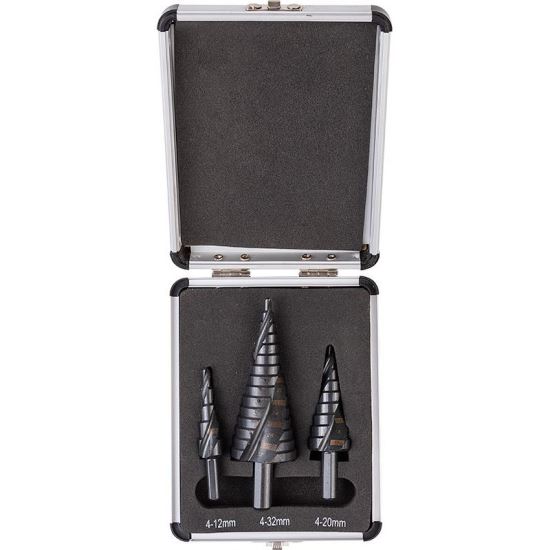 Set 3 burghie în trepte pentru metal, 4-32 mm, Richmann Exclusive