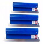 Set 3 gletiere din inox pentru finisat pereți 40, 60, 80 cm Olejnik