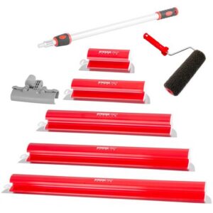Set 5 gletiere profesionale din inox 25-100 cm cu prelungitor, Strend Pro