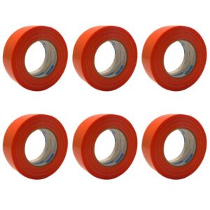 Set 6 benzi de mascare pentru tencuieli exterioare, portocalii, 48 mm x 50 m