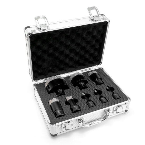 Set 8 carote diamantate M14, 6-68 mm, vacuum brazed, Richmann Exclusive
