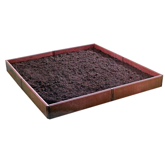 Set 8 cutii de grădină pentru flori și legume, plastic, 57 cm, Strend Pro