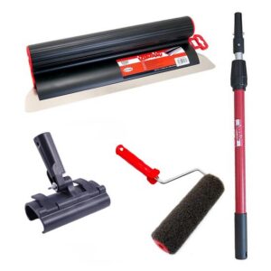 Set gletieră pentru finisare din inox cu prelungitor, 80 cm, Lanoliv