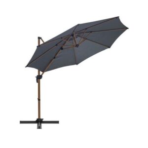Umbrelă de grădină cu articulație, antracit, 300 cm, Mirpol