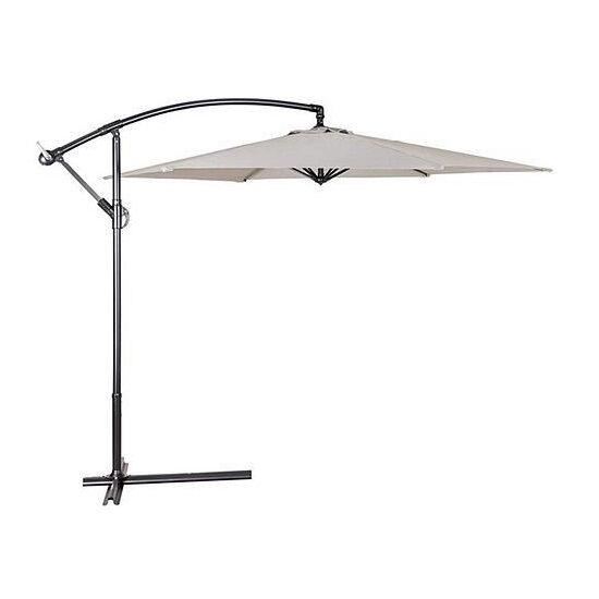 Umbrelă de grădină și terasă suspendată tip banană, bej, 300 cm, Strend Pro
