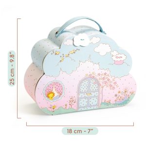 Căsuță-nor Tinyly cu păpușa Mia și cățelul Sunny, joc de rol, Djeco