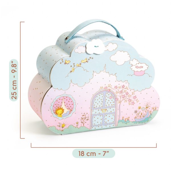 Căsuță-nor Tinyly cu păpușa Mia și cățelul Sunny, joc de rol, Djeco