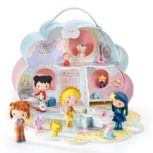 Căsuță-nor Tinyly cu păpușa Mia și cățelul Sunny, joc de rol, Djeco