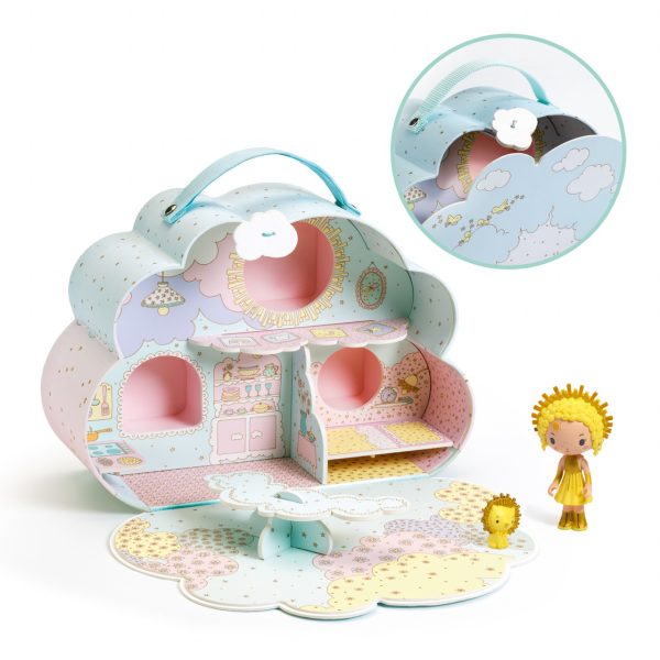 Căsuță-nor Tinyly cu păpușa Mia și cățelul Sunny, joc de rol, Djeco