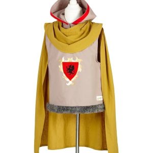Costum de cavaler cu tunică cu glugă și pelerină lungă, Souza!