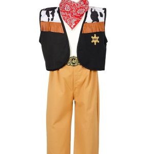 Costum de cowboy cu design western, din bumbac și poliester, Souza!