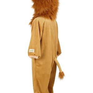 Costum de leu pentru copii, salopetă cu glugă și coamă, Souza!