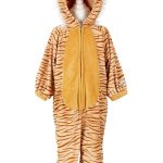 Costum de tigru pentru copii, salopetă cu glugă, Souza!