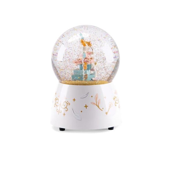 Glob de zăpadă muzical Mica școală de dans, cu șoricel și lebădă, Moulin Roty