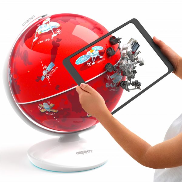Glob interactiv Orboot Marte cu realitate augmentată și puzzle 3D Mars Rover, Playshifu