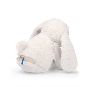 Iepuraș de pluș cu lampă de veghe și temporizator, lavabil, Moulin Roty