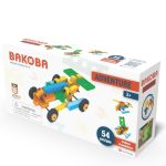 Joc de construcție cu blocuri moi din spumă Adventure, 54 de piese, Bakoba
