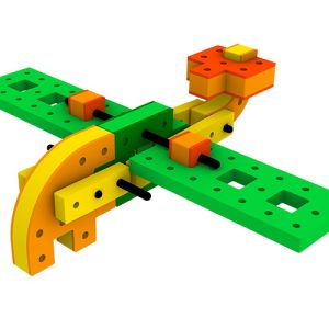 Joc de construcție cu blocuri moi din spumă Explorer, 42 de piese, Bakoba