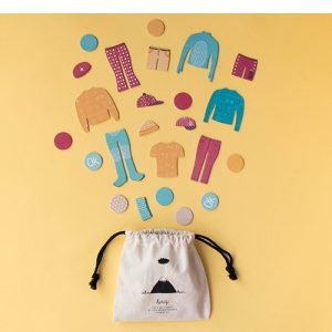 Joc de deducție cu haine și manechine, pentru ghicit ținute, Londji