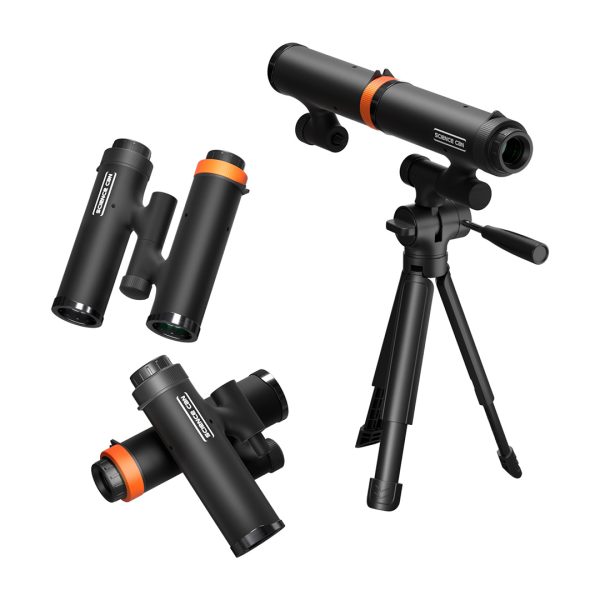 Joc STEM explorator al naturii 3 în 1, binoclu, telescop și monoclu, TopBright ScienceCan