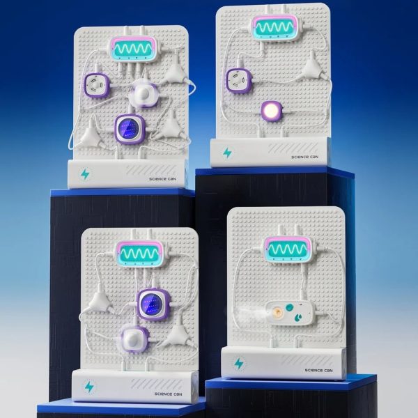 Kit de circuite electronice cu peste 120 de experimente, fără lipire, TopBright ScienceCan