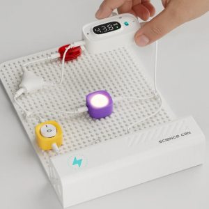 Kit de circuite electronice cu peste 120 de experimente, fără lipire, TopBright ScienceCan