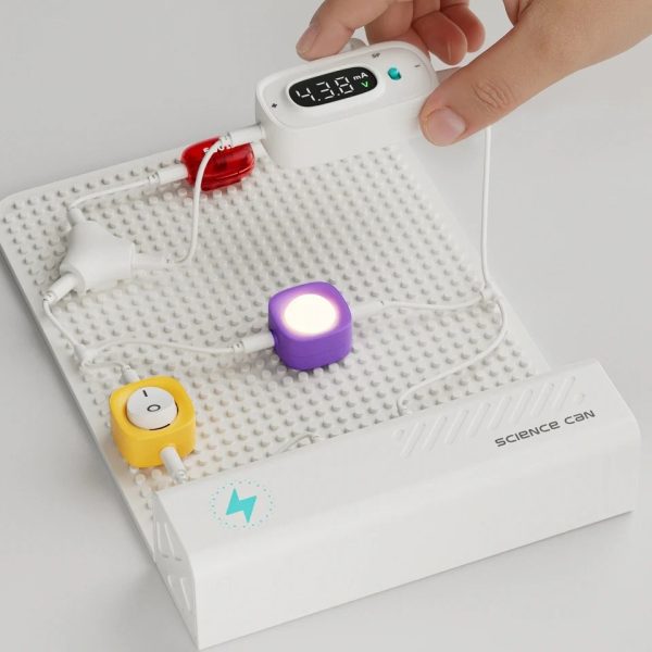 Kit de circuite electronice cu peste 120 de experimente, fără lipire, TopBright ScienceCan