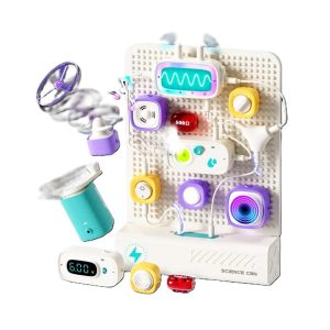 Kit de circuite electronice cu peste 120 de experimente, fără lipire, TopBright ScienceCan