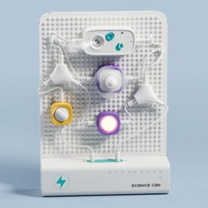 Kit de circuite electronice cu peste 120 de experimente, fără lipire, TopBright ScienceCan