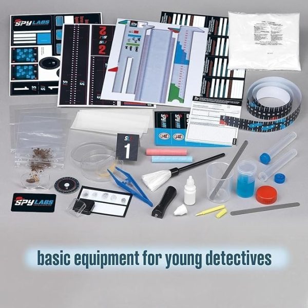 Kit de detectiv cu lupă, lumină UV și pudră pentru amprente, Thames & Kosmos