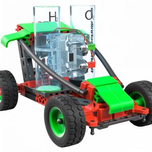 Kit STEM cu mașină cu pile de combustie pe hidrogen, 117 piese, Fischertechnik