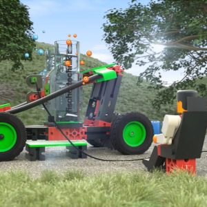 Kit STEM cu mașină cu pile de combustie pe hidrogen, 117 piese, Fischertechnik