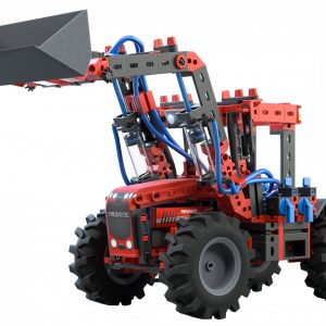 Kit STEM cu motoare pneumatice, 6 modele de construit, 660 de piese, Fischertechnik