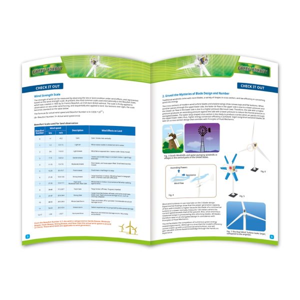 Kit STEM cu turbine eoliene, 124 de piese, LED și cutie de viteze, Gigo Toys