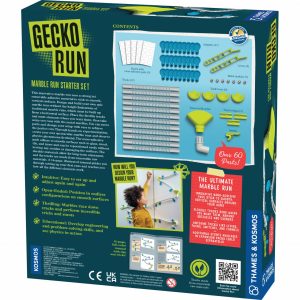 Kit STEM cursă cu obstacole pentru bile metalice, 63 de piese, Thames & Kosmos