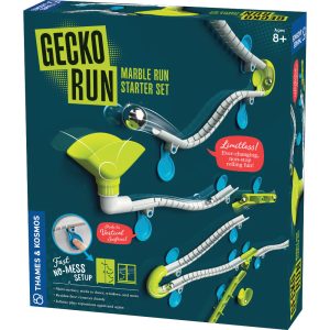 Kit STEM cursă cu obstacole pentru bile metalice, 63 de piese, Thames & Kosmos