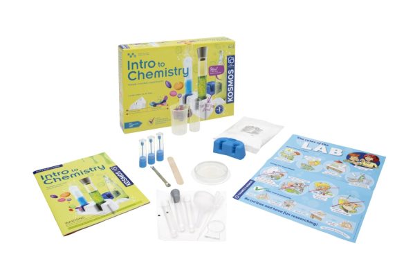 Kit STEM de chimie pentru copii, cu 27 de experimente și manual color, Thames & Kosmos
