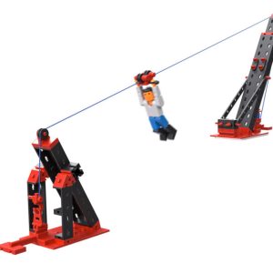 Kit STEM de construcție cu 3 modele de telecabină și 269 de piese, Fischertechnik