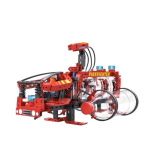 Kit STEM de construcție cu mașină de pompieri, 4 modele și 322 de piese, Fischertechnik