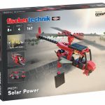 Kit STEM de construcție cu modele alimentate solar, 4 modele, 167 piese, Fischertechnik