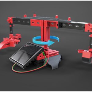 Kit STEM de construcție cu modele alimentate solar, 4 modele, 167 piese, Fischertechnik