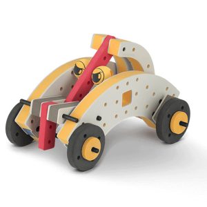 Kit STEM de construcție din spumă moale cu 65 de piese, Inventor, Bakoba