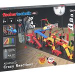 Kit STEM de construcție pentru reacții în lanț, 3 modele și 428 de piese, Fischertechnik
