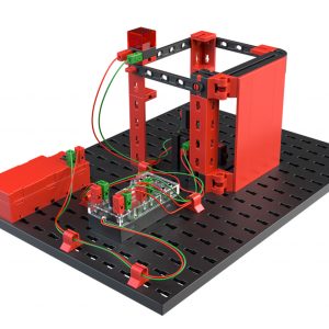 Kit STEM de electronică pentru copii, 16 modele, 340 de piese, Fischertechnik