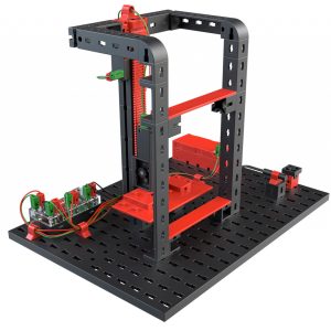 Kit STEM de electronică pentru copii, 16 modele, 340 de piese, Fischertechnik