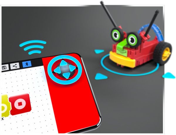 Kit STEM de programare pentru începători, 3 roboți de construit, Fischertechnik